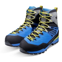 Mammut Hiking Boots Kento Pro High GTX (Mountain Boots with Crampon Compatibility, Waterproof) Blue/Titanium Grey Men